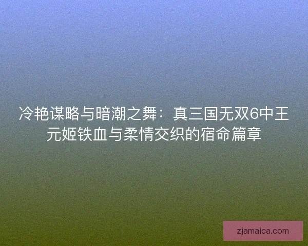 冷艳谋略与暗潮之舞：真三国无双6中王元姬铁血与柔情交织的宿命篇章